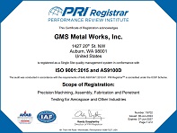 AS9100D Certification